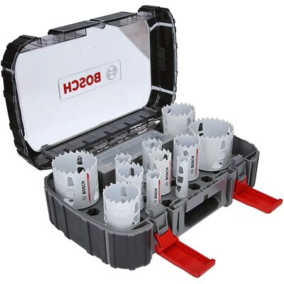 Bosch 2608594186 Bohrkronen-Set - Heavy Duty Hartmetall, Holz, Metall, Fliesen Bosch 2608594186 Bohrkronen-Set - Heavy Duty Hartmetall, Holz, Metall, Fliesen