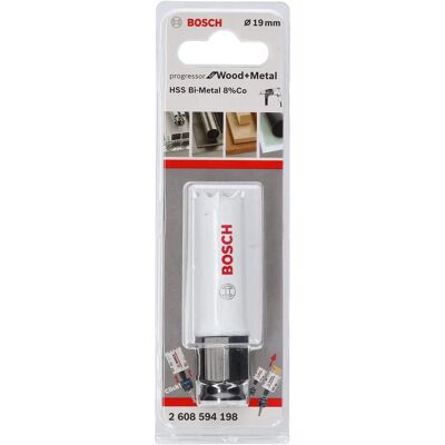 Sega a Tazza Bosch 19mm per legno e metallo - Lunga durata - Power Change Plus Sega a Tazza Bosch 19mm per legno e metallo - Lunga durata - Power Change Plus