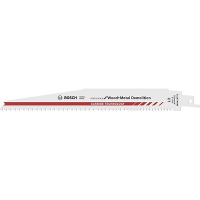 Bosch S 1167 XHM Lame de scie sabre - Résistante pour bois & métal Bosch S 1167 XHM Lame de scie sabre - Résistante pour bois & métal