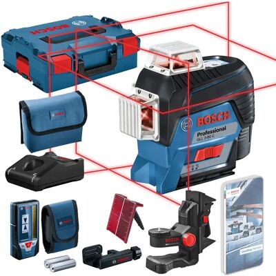 Bosch GLL 3-80 C Laser a linea - Visibilità a 360° Bosch GLL 3-80 C Laser a linea - Visibilità a 360°