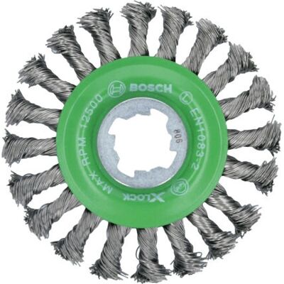 Bosch 2608620733 Roestvrij staal zware draadreinigingsschijf - Haakse slijper accessoire Bosch 2608620733 Roestvrij staal zware draadreinigingsschijf - Haakse slijper accessoire