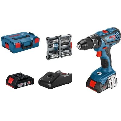 Bosch Professional GSB 18V-28 - Perceuse Sans Fil à Percussion avec Accessoires - Publicité Bosch Professional GSB 18V-28 - Perceuse Sans Fil à Percussion avec Accessoires - Publicité