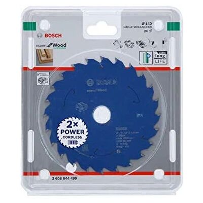 Bosch Lama circolare 2608644499 per legno - 140 mm MicroteQ carburo Bosch Lama circolare 2608644499 per legno - 140 mm MicroteQ carburo