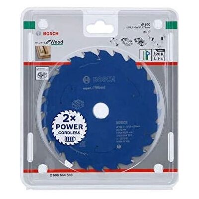 Bosch Modell 2608644503 MicroteQ Kreissägeblatt - 160mm, 24 Zähne - Holz Bosch Modell 2608644503 MicroteQ Kreissägeblatt - 160mm, 24 Zähne - Holz