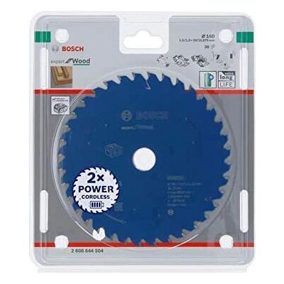 Lame de Scie Circulaire Bosch 160mm - Résistante pour Bois Lame de Scie Circulaire Bosch 160mm - Résistante pour Bois