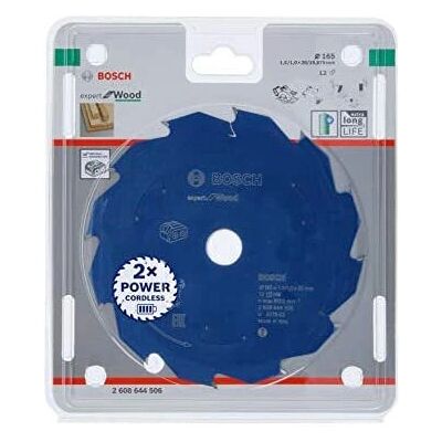 Bosch Modello 165 Lama di Sega Circolare - Utensile da Taglio Legno Bosch Modello 165 Lama di Sega Circolare - Utensile da Taglio Legno