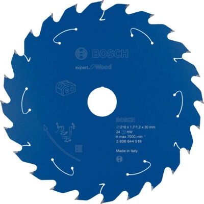 Disco di Sega Circolare Bosch 210mm - Carburo MicroteQ - Per Legno Disco di Sega Circolare Bosch 210mm - Carburo MicroteQ - Per Legno
