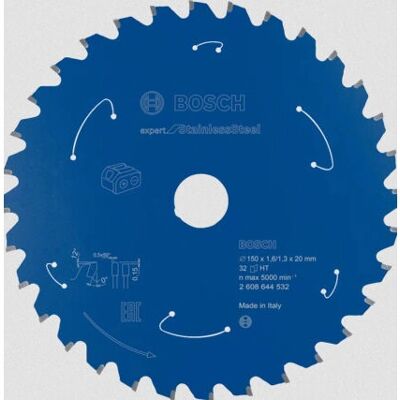 Bosch 150mm Kreissägeblatt - Edelstahl schneiden Bosch 150mm Kreissägeblatt - Edelstahl schneiden