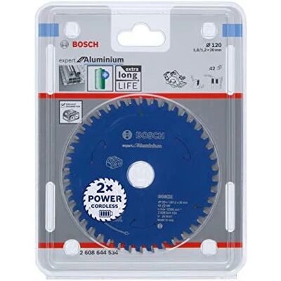 Bosch MicroteQ Aluminium Rundsavblad - 120mm - 42T Bosch MicroteQ Aluminium Rundsavblad - 120mm - 42T