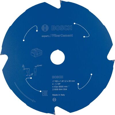 Bosch Modell 2608644554 Faserzement Kreissägeblatt - Kreissägeblatt Bosch Modell 2608644554 Faserzement Kreissägeblatt - Kreissägeblatt