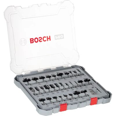 Bosch Profi Fräser-Set - 30 Stück Mehrzweck für Holz Bosch Profi Fräser-Set - 30 Stück Mehrzweck für Holz