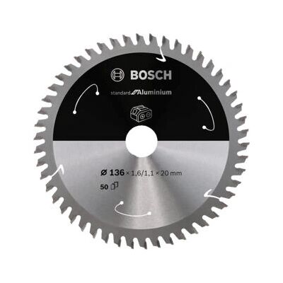 Bosch Modelo 2608837754 Disco de sierra circular aluminio - 50 dientes Bosch Modelo 2608837754 Disco de sierra circular aluminio - 50 dientes