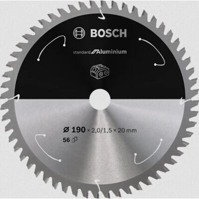 Bosch Modell 2608837769 Aluminium Kreissägeblatt - 56 Zähne Bosch Modell 2608837769 Aluminium Kreissägeblatt - 56 Zähne
