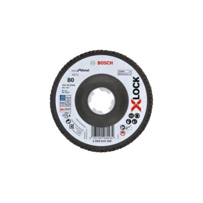 Disque à lamelles Bosch X-LOCK X571 - Métal, 115mm, G80 - Publicité Disque à lamelles Bosch X-LOCK X571 - Métal, 115mm, G80 - Publicité