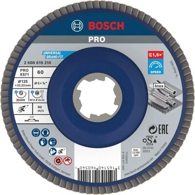 Disque métal Bosch X-LOCK - 115mm - Modèle X571 - Publicité Disque métal Bosch X-LOCK - 115mm - Modèle X571 - Publicité