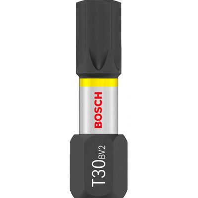 Bosch Impact T30 Bits - Duurzaam, 25mm, Impactbestendig Bosch Impact T30 Bits - Duurzaam, 25mm, Impactbestendig