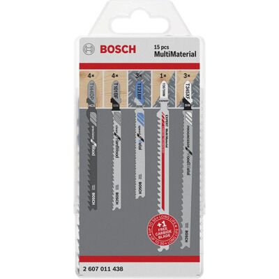 Bosch 2607011438 Multimaterial-Sägeblatt-Set - 15 Stück Bosch 2607011438 Multimaterial-Sägeblatt-Set - 15 Stück