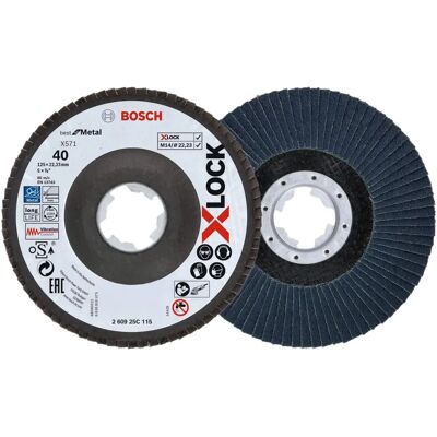 Bosch Professional 260925C115 2 x Discos abrasivos K40 125mm Bosch Professional 260925C115 2 x Discos abrasivos K40 125mm