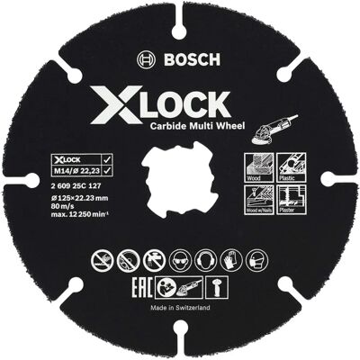 Bosch 260925C127 Carbide Snijschijf - Ø 125 mm Bosch 260925C127 Carbide Snijschijf - Ø 125 mm