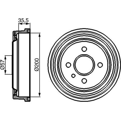 BOSCH Takarumpu Opel Astra F, Kadett D BOSCH Takarumpu Opel Astra F, Kadett D