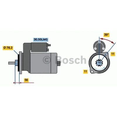 BOSCH 0 986 016 700 - Startmotor for VW & Ford BOSCH 0 986 016 700 - Startmotor for VW & Ford
