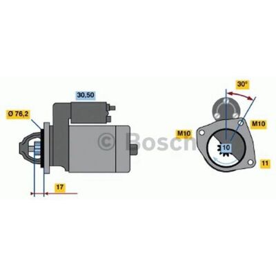 Bosch Startmotor Modell 986016470 - Startmotor för Ford Focus Mondeo Transit Bosch Startmotor Modell 986016470 - Startmotor för Ford Focus Mondeo Transit