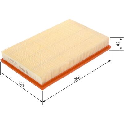 BOSCH Luftfilter - 1 457 429 896 - Kompatibel med Opel Vectra, Calibra BOSCH Luftfilter - 1 457 429 896 - Kompatibel med Opel Vectra, Calibra