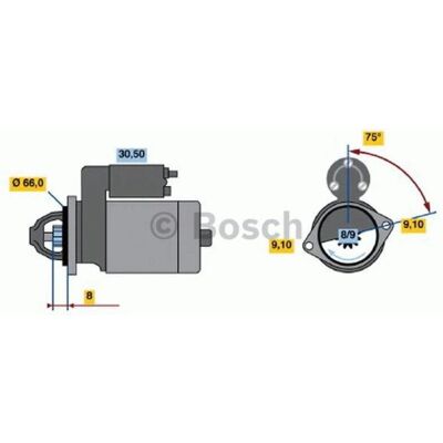 Bosch 0 986 014 350 Starttimoottori - Autotarvike Bosch 0 986 014 350 Starttimoottori - Autotarvike