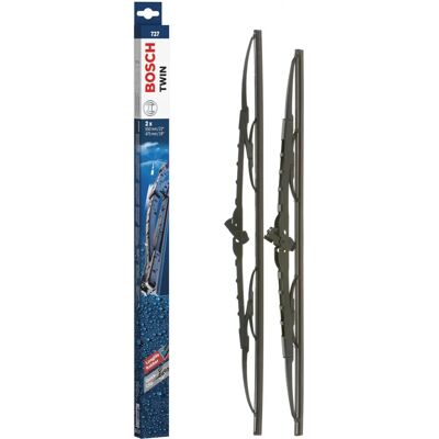 Bosch Dubbla vindrutetorkare 727 - Framset Bosch Dubbla vindrutetorkare 727 - Framset
