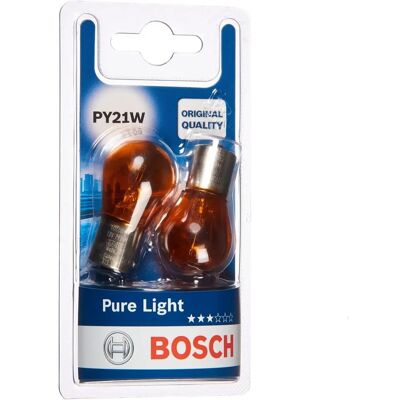 Bosch Modello 1 987 301 018 12V 21W PY21W Lampadina - Luce auto Bosch Modello 1 987 301 018 12V 21W PY21W Lampadina - Luce auto