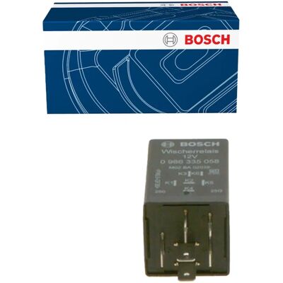 Relé de intervalo del limpiaparabrisas Bosch - Relé para limpiaparabrisas de Volkswagen, Audi, Citroën, Peugeot, Opel, Skoda Relé de intervalo del limpiaparabrisas Bosch - Relé para limpiaparabrisas de Volkswagen, Audi, Citroën, Peugeot, Opel, Skoda