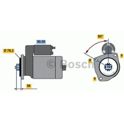 Bosch 0 986 018 470 Renoverad startmotor - Fordonstyp Bosch 0 986 018 470 Renoverad startmotor - Fordonstyp