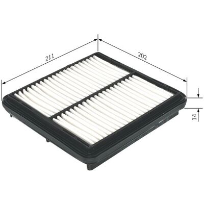 BOSCH Luftfilter 1 457 433 963 - Luftfilter BOSCH Luftfilter 1 457 433 963 - Luftfilter