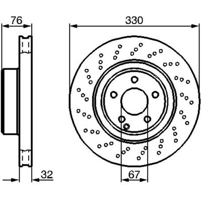 Bosch Modell 0 986 478 470 - Bremsscheibe Bosch Modell 0 986 478 470 - Bremsscheibe
