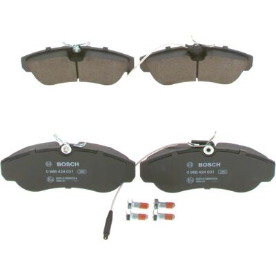 Bosch 0 986 424 031 Etujarrulevyt Low-Metallic - Jarrupala Bosch 0 986 424 031 Etujarrulevyt Low-Metallic - Jarrupala