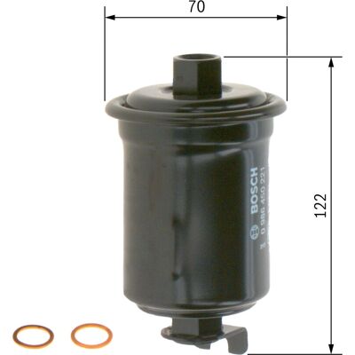 Toyota Polttoainesuodatin BOSCH 0 986 450 221 Toyota Polttoainesuodatin BOSCH 0 986 450 221