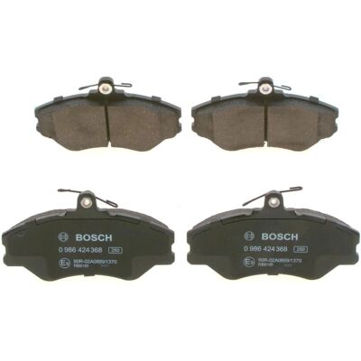Bosch 0 986 424 368 Bremsbeläge Satz - Niedrigmetallisch mit Verschleißwarnkontakt Bosch 0 986 424 368 Bremsbeläge Satz - Niedrigmetallisch mit Verschleißwarnkontakt