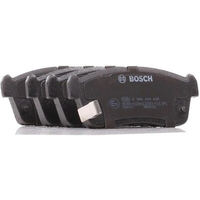 Plăcuțe de frână Bosch Low-Metallic pentru Suzuki Alto VI - Indicator de uzură Plăcuțe de frână Bosch Low-Metallic pentru Suzuki Alto VI - Indicator de uzură