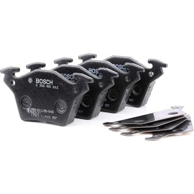 Bosch BP489 Hinterachse Bremsbeläge - 4 Stück - ECE-R90 Zertifiziert Bosch BP489 Hinterachse Bremsbeläge - 4 Stück - ECE-R90 Zertifiziert
