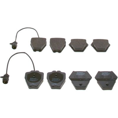 Bosch 0 986 424 689 - Bremsbeläge für Audi A8 D2, A6 C4 Avant - Low-Metallic Bosch 0 986 424 689 - Bremsbeläge für Audi A8 D2, A6 C4 Avant - Low-Metallic