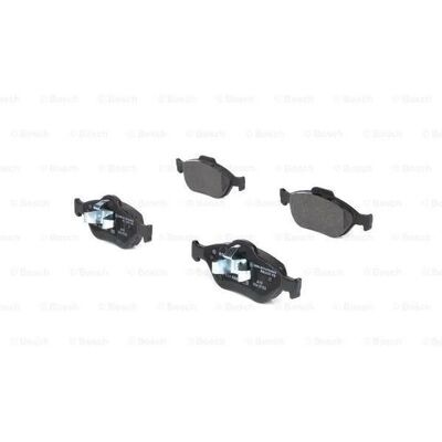 Bosch Mazda 2 Ford Fiesta IV låg-Metallisk bromsbeläggning - Bromssystem Bosch Mazda 2 Ford Fiesta IV låg-Metallisk bromsbeläggning - Bromssystem