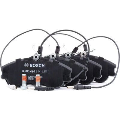 Plăcuțe de frână Bosch Peugeot Citroën - Față, 129,9mm, 18mm grosime, cu senzor Plăcuțe de frână Bosch Peugeot Citroën - Față, 129,9mm, 18mm grosime, cu senzor