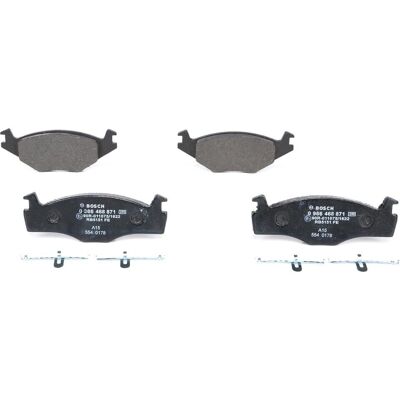 Bosch 0 986 468 871 Bremsbeläge - Bremsbeläge, Scheibenbremse, VW, SEAT, Golf Bosch 0 986 468 871 Bremsbeläge - Bremsbeläge, Scheibenbremse, VW, SEAT, Golf