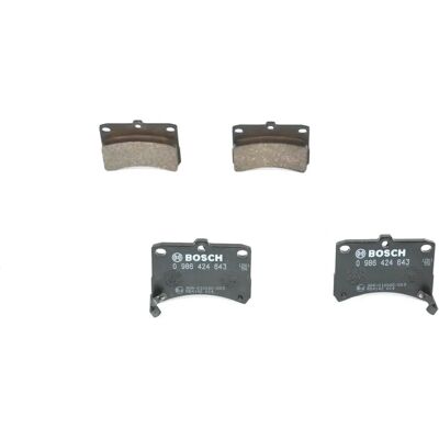 Bosch 0 986 424 643 Set de plăcuțe de frână Low-Metallic cu indicator de uzură - Plăcuțe de frână Bosch 0 986 424 643 Set de plăcuțe de frână Low-Metallic cu indicator de uzură - Plăcuțe de frână