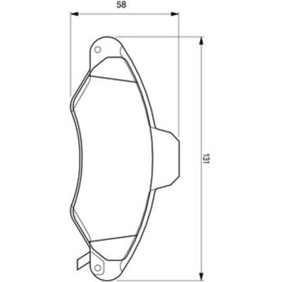 Bosch Ensemble de Plaquettes de Frein - Modèle 0 986 424 644 - Frein à Disque Bosch Ensemble de Plaquettes de Frein - Modèle 0 986 424 644 - Frein à Disque