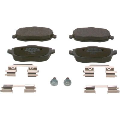 Bosch Ypsilon Bremsbeläge - Low-Metallic, 2 Schrauben, 4 Federn - für Lancia Ypsilon 1.2-1.4 16V JTD Bosch Ypsilon Bremsbeläge - Low-Metallic, 2 Schrauben, 4 Federn - für Lancia Ypsilon 1.2-1.4 16V JTD