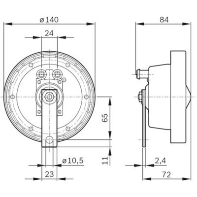 BOSCH 0 320 226 002 Horn - Elektrisch BOSCH 0 320 226 002 Horn - Elektrisch
