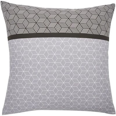 Set di Biancheria Quentin in cotone e bambù - Bianco e nero - Set letto Set di Biancheria Quentin in cotone e bambù - Bianco e nero - Set letto