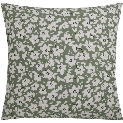 Origin Emma Taie d'oreiller Floral Kaki - Taie Origin Emma Taie d'oreiller Floral Kaki - Taie