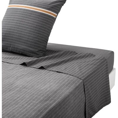 Origin Anatole Gris Lin et Coton en Lyocell - Linge de Lit - Publicité Origin Anatole Gris Lin et Coton en Lyocell - Linge de Lit - Publicité